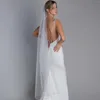 Bridal Veils V138 Weselna welda błyszcząca diamentowa łańcuch dymny panny młodej dyszcze z akcesoriami grzebienia 1 poziomu na panny młode dla