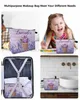 Totes Lavender Flower Basket Makeup Makeup Bag Travel Small Women's Badrum Organiser Children's Storage Pencil Box Caitlin_Fashion_ Väskor