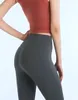 Lu Yoga-legging 2023 LL Damesshorts Bijgesneden outfits Dames Sport Yoga Damesbroeken Oefening Fiess Wear Hardloopleggings voor meisjes Gym Slim Fit Uitlijnbroek