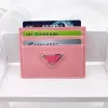 Triangle Card Holders Vintage Fashion Card Holder Women's Mens Plånböcker Coin Cardholder Plånbok Purses Designer Real Sign Leather Brand