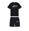 LuxeTrendy kleding T-shirt sportkleding set-top T-shirt Grappige hiphop kleur T-shirt Strand casual shorts S-2XL