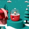 Hemerileştiriciler Mini Evcil Hayvanlar Şişe Kırmızı Festival Nemlendirici USB Şarj Edilebilir Taşınabilir Şeffaf Görünür Sevimli Noel Elk Hava Hemerileştiriciler Q230901