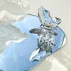 Syrenka Concubine Crystal Butterfly Claw Clip Super Immortal HairPin Kobiet Nowe Ins Shark Clip Sair Pinwear