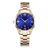 Steel And Calendar Analog Womens Fashionable Quartz Watch Color6 Watches Simple Stainless Ladies Watch Gold Gseik