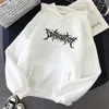 Herrtröjor harajuku hoodie tröja gotiska punk brev tryck tröjor flickor män kvinnor mode tracksuit barn pojke kläder graffiti