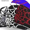 Beanie / Skull Caps 2023 Gothic Spider Pattern Cappello lavorato a maglia di lana Y2K Donna Uomo Beanie Inverno Berretti caldi Uomo Grunge Hip Hop Casual Skullies Outdoor T230731