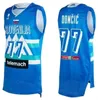 Basılı 2023 Dünya Kupası Slovenya Basketbol Forması Luka Doncic 77 32 BINE PRECELIC 30 ZORAN DRAGIC 10 Mike Tobey 6 Aleksej Nikolic 7 Klemen Prepelic Milli Takım