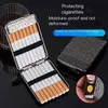 Metal Stereo Embossed Tungsten Wire Ignition Cigarette Case Charging Lighter 16 Thick Smoke Thickened Moisture Proof USB VWSL