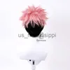 Cosplay perukları anime jujutsu kaisen ryomen sukuna cosplay peruk ısıya dayanıklı sentetik saç cadılar bayramı karnaval kostüm aksesuarları x0901