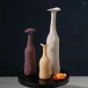 Vases Nordique Morandi Creative Vase Décoration Simple Art Embryo Porche Salon Arrangement De Fleurs En Céramique Maison