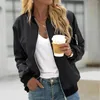 Women's Jackets Women Autumn Fashion Leisure Square Thin Pocket Jacket Blouse Coat Baseball Winter Clothes Jaqueta Feminina