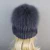 Beanie Crânio Caps 2023 Inverno Ao Ar Livre Mulheres Real Rex Rabbit Fur Hat Natural Malha Cap Senhora Russa Quente 100 Chapéus Genuínos 230831