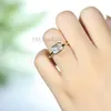 Wedding Rings Kuololit 3CT Criss Cut Moissanite for Women Solid 18K 14K 10K 925 Sliver Yellow Gold Anniversary Engagement 230831