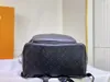 Дизайнерский мужской рюкзак Montsouris Высокое качество Тиснение кожаные монограммы Большой емкости Открытый рюкзак Модная дорожная сумка Мужской рюкзак Два стиля M23127