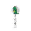 Business Card Files The Flowers Retractable Badge Reel With Alligator Clip Name Nurse Id Holder Decorative Custom Drop Delivery Ot0Lv