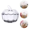 Storage Bottles Pumpkin Candy Jar Nuts Dessert Flour Container Dried Fruit Pot Cookie Containers Dish Kitchen Food Holder Transparent Tank