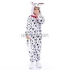 Casa Roupas 101 Dálmatas Traje Crianças Unissex Spotty Dog Macacão Halloween Animal Filhote de Cachorro Pijama Onesies Carnaval Cosplay para Crianças X0902