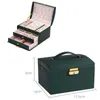 New Jewelry Box with Large Capacity Ornament Ear Stud Simple Exquisite Organize Necklace Ring Household Highend 230814