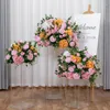 Fleurs décoratives 45 cm-70 cm personnalisé grande boule de fleurs artificielles centres de table de mariage stand décor géométrique étagère fête scène di