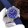 MENS Womens Automatic Mechanical Ceramics Day Date Watches 41mm full rostfritt stål badursur Sapphire Luminous Watch Business Casual Montre de Luxe