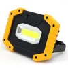 Portable Lanterns Led Spotlight COB Super Bright Work Light USB Rechargeable For Outdoor Camping Lamp By 18650