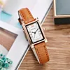 Armbandsur Fashion Square Quartz Watches Outdoor Watch Business Belt Elegant Mens armbandsur Ultra-tunn datum för sport dagligen