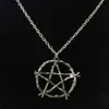 Pendant Necklaces Hot Branch Pentagram Punk Gothic Jewelry Witchcraft Amulet Occult Wiccan Jewelry Pendant Necklace T230907