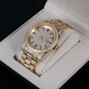 Other Watches Fashion Women Bling Crystal Full Steel Casual Ladies es Female Quartz Diamond Wrist For Women Girl's Clock T230905