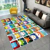 ABC Cartoon Alphabet Dzieci pełzanie dzieci w pokoju zabaw dla wczesnej edukacji dywan dywanów do salonu Sofa Sofa bez poślizgu HKD230901