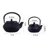 Preferred New High Quality Whole 300ml Mini Cast Iron Kettle Teapot Tea Set Factory Direct s298h
