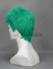 Cosplay Peruki Roronoa Zoro One Piece peruki Krótkie zielone puszyste syntetyczne włosy oporność na ciepło Wej Pelucas x0901