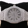 GMBA NUOVO di alta qualità Iced out 2024 Arrivo Gold Luxury Sier Sier Hip Hop Men personalizzato Missanite Diamond Watchyvgkbpfc