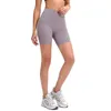 Stroje L80 Highrise Yoga Shorts Nake Uczucie nie ma elastyczne obcisłe spodni legginsy damskie sport