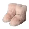 Boots Winter Shoe Women's Winter Fluffy Faux Fur Boots Woman Plush Warm Snow Boots Luxury Footwear Girls' Furry Fur Bottes Fashion J230901