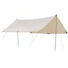 forniture per esterni, campeggio con tettoia, tenda in tessuto Oxford, tettoia parasole e antipioggia, campeggio ultraleggero, picnic, tettoia resistente alla pioggia e al sole