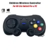 Game Controllers Joysticks Mini Wireless Bluetooth Pro Game Controller Turbo Gamepad Programming Kid Joystick for Ninteno NS Lite Console PC HKD230901