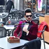 Herenpakken Bordeaux Fluwelen Heren Slanke Trouwpak Voor 3-delig Engelse stijl Prom Diner Bruidsjonkers Smoking Mode Jas Broek Vest