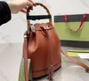 Ophidia Eimertasche Bambus Designer-Handtaschen Damen Schulter-Umhängetaschen Top-Qualität Einkaufstaschen Messenger-Umhängetasche Vintage-Handtasche Mode