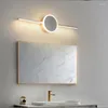 Lampada da parete Lampadari Luci Moderno e minimalista Bagno WC LED Specchio Fari Gabinetto Murale Lampada a sospensione interna