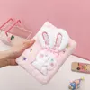 Kawaii Cute Handbook Notebook Student Stationery Notepad Cartoon Lovely Big Ears Plush Doll Decorative Diary Girls Gift