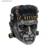 Bandringe Gothic Herren Vintage Frankensteins Totenkopf Ring Punk Schmuck Geschenk für Männer Ring T230727