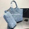 Icare Maxi Bag Designer Bag 55cm 여성 토트 가방 큰 핸드백 부착 럭셔리 크로스 바디 쇼핑 비치 코인 지갑 토트 어깨 봉투 진짜 가죽 45cm