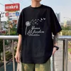T-shirts pour hommes Simple Manga Pissenlit Chemise Slogan Casual Loose Tee Tops Été Hommes Unisexe À Manches Courtes Confortable Doux T-shirts Vêtements