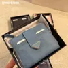 6a Kısa Tasarımcı Cüzdan Üçgen Kredi Kartı Sahibi Erkekler ve Kadınlar Lüks Prado Saffiano Orijinal Gerçek Deri Fermuar Koşusu Mini Para Çanta Cüzdanları Debriyaj Çantaları Effini