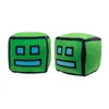 Yortoob Geometry Dash Plush Square Throw Pillow Colorful Toys Home Decorations