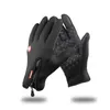 Gants de Moto d'hiver, gants de conducteur de voiture, gants chauds au toucher, noirs-30, accessoires d'équitation 3297