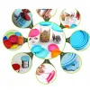 Couvercle en conserve Portable en Silicone 2 en 1 pour chien et chat, cuillère à sceller les aliments, couvercle de stockage des aliments pour animaux de compagnie, couvercles de conservation au frais, bol, accessoires pour chiens, nouveau