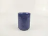 Muggar keramiska tekoppar kaffe återanvändbart ekovänligt med blå transmutationsglasyr