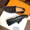 12 Model Designer italienska äkta läder Men Casual Shoes Luxury Brand Herr Loafers Moccasins Soft Breatble Slip On Boat Shoes Plus Size 38-46