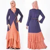 Vêtements ethniques Printemps Été Ramadan Mode Abaya Patch Design Mousseline de soie Dubaï Robe de prière Musulmane Inde Femmes Islamique Surdimensionné